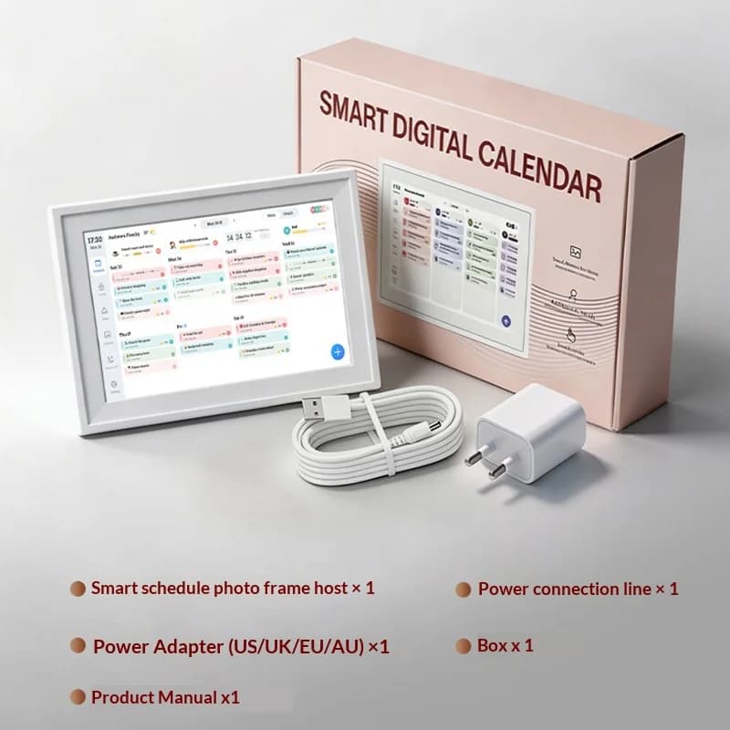 Generic Wifi Digital Photo Frame Cloud Storage Electronic Photo Album Calendar Multi Size Desktop Home Use