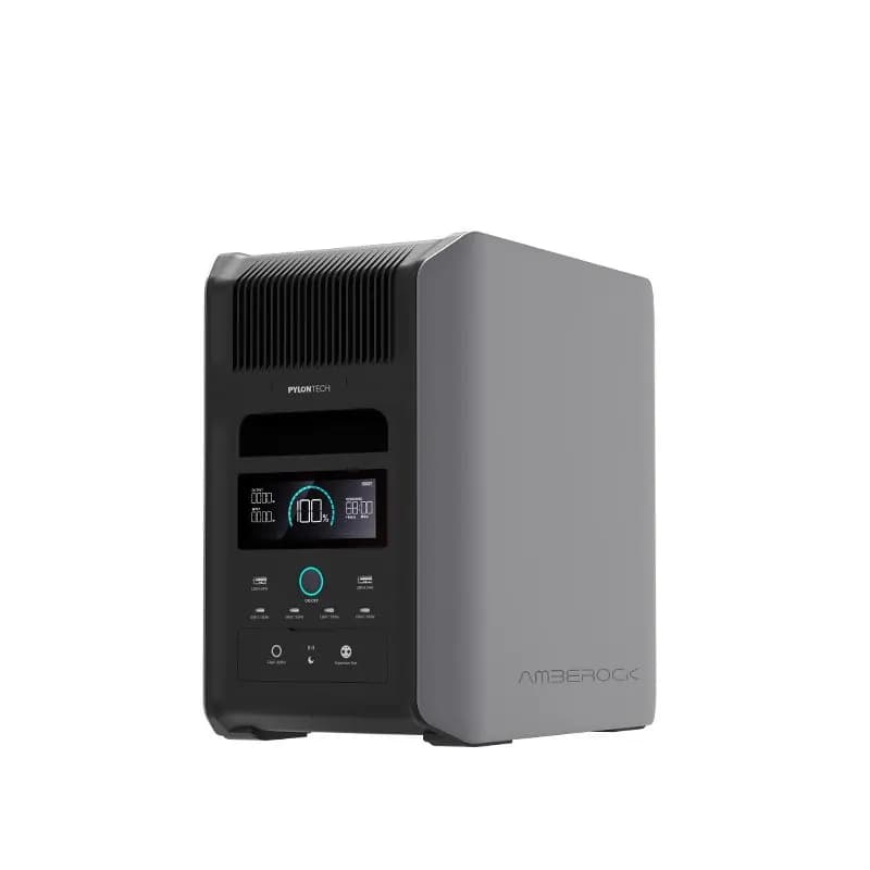 Stazione di alimentazione portatile a batteria LiFePO4 da 48 V con pannello solare Controller MPPT Torcia di ricarica wireless Durata di 3000 cicli