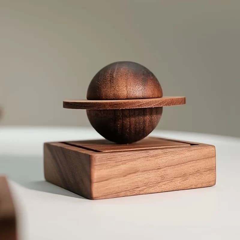 1/2pcs wood scent No essential oil diffuser Jupiter shape home decoration fresh air present to friend dorm room essentials