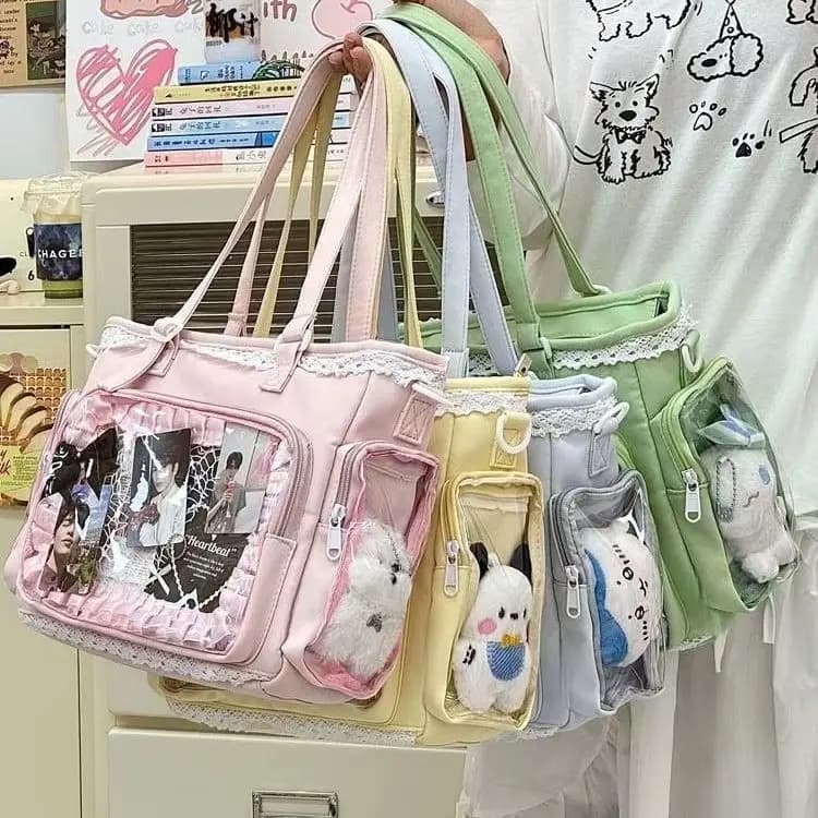 Ballet Girl Great Appetite Itabag Single Shoulder Bag Two-dimensional Japanese Gift for Friends Women's Bag