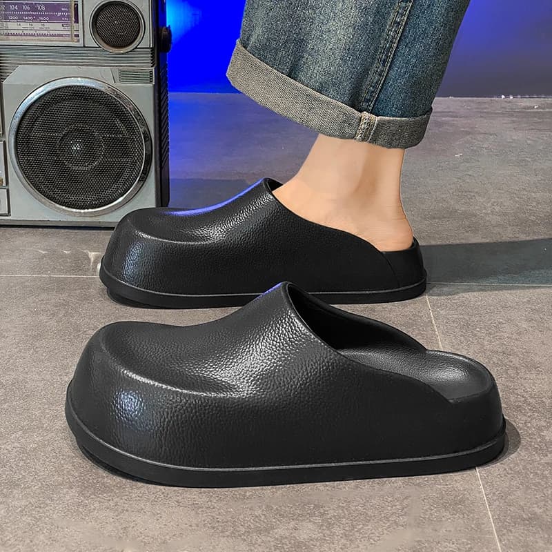 Ciabatte a punta chiusa da uomo e da donna, scarpe da lavoro estive per chef, slip-on, antiscivolo, impermeabili, resistenti all'olio, resistenti all'usura, sandali unisex