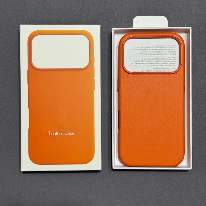 1:1 Orginal Magnetic Leather Phone Case for IPhone 17 16 15 14 Plus 13 12 Pro Max for MagSafe Charging Drop Protection Cover