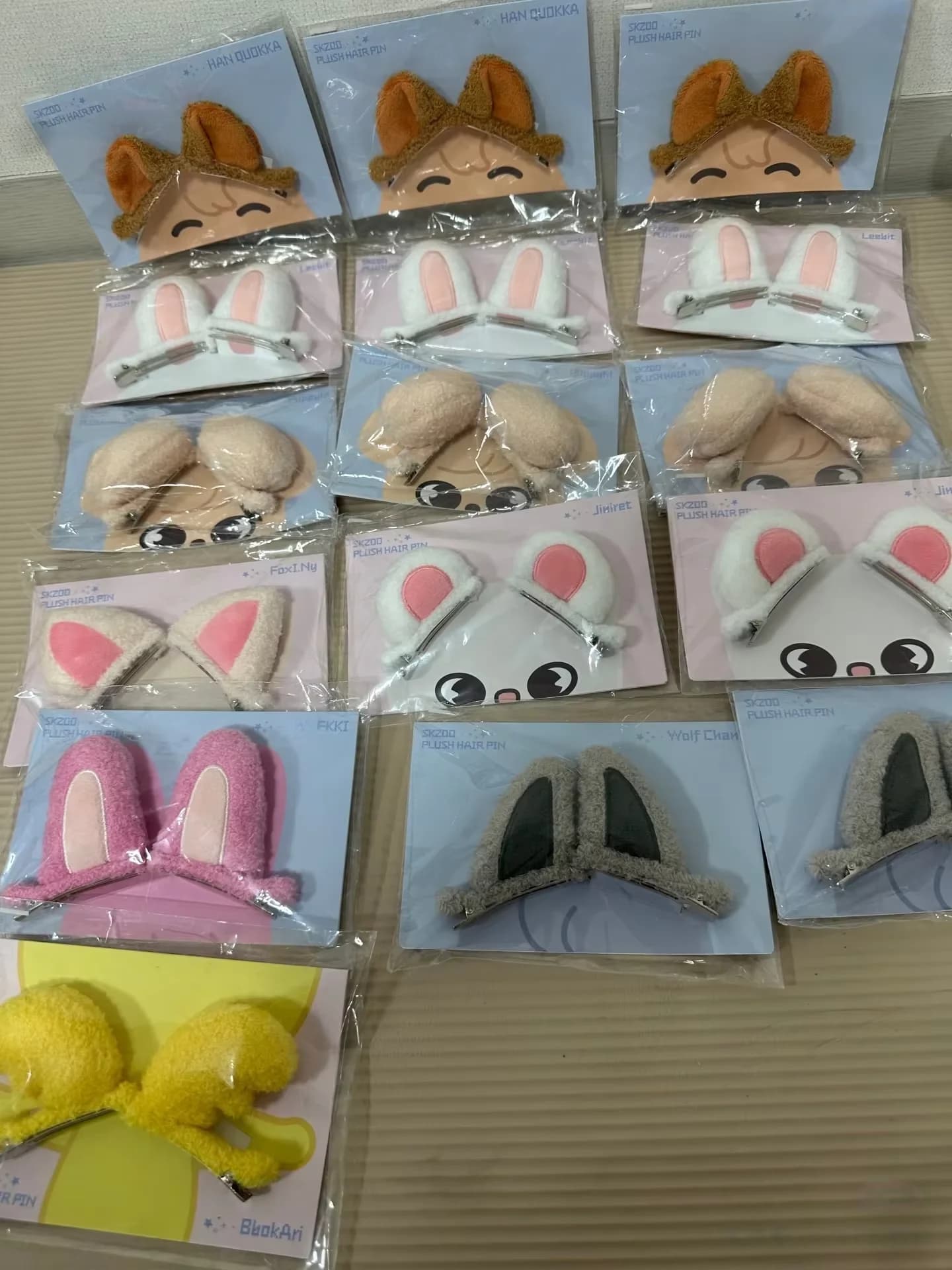 Fermagli per capelli SKZOO del gruppo idol coreano, 6a edizione FM, con immagine a cartone animato, con personaggi Hyunjin, Felix, LeeKnow, Han, BangChan, accessori decorativi carini, fermaglio in peluche