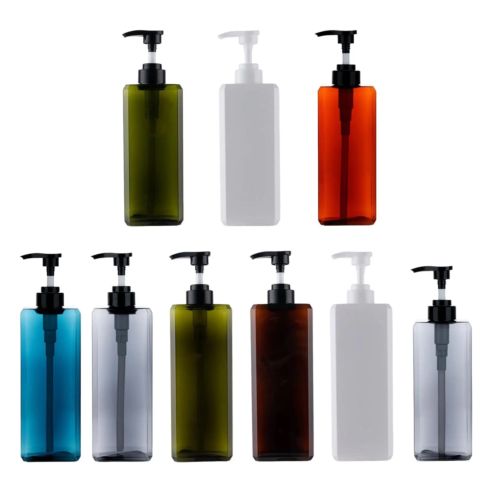 Dispenser di Sapone a Pompa Manuale, Erogatore di Detersivo per Bucato, Decorativo per Bagno, Hotel, Toilette, Cucina, Design Semplice