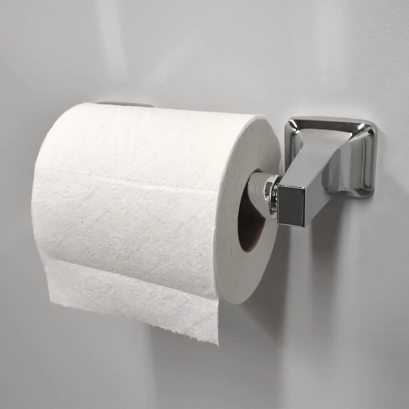 Supporto a molla per carta igienica universale da 2 pezzi, estensibile da 110 cm a 165 cm, robusto materiale ABS, ideale per bagno e hotel