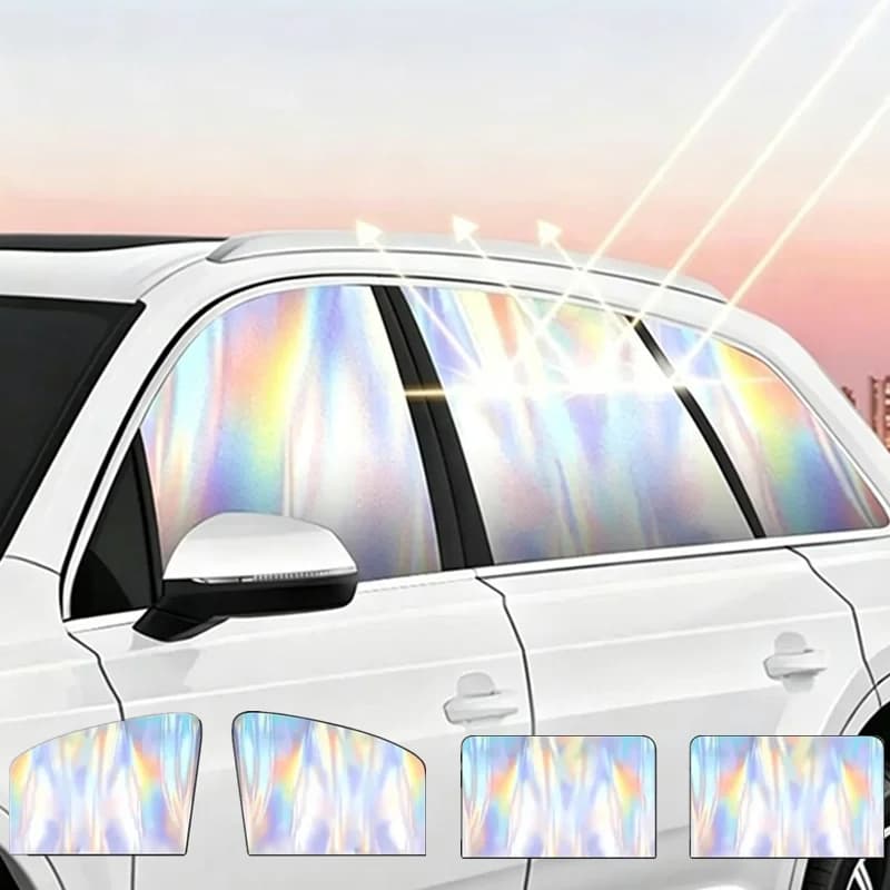 Car Side/Rear Window Sunshades Blackout Windshield Shade Curtain Cover Magnetic Window Sun Shield UV Protection Visor Shield