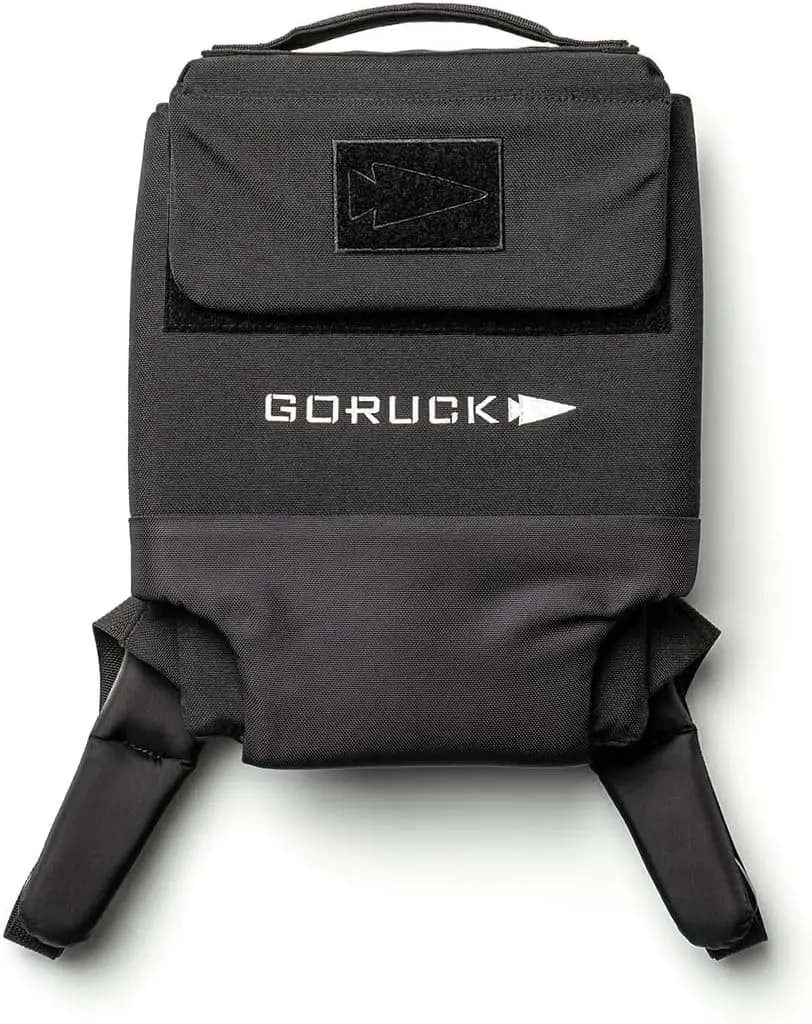 Lightweight and Aerodynamic Rucking Backpack with Ergonomic Support and Padded Shoulders, Compatible with Plates, Black