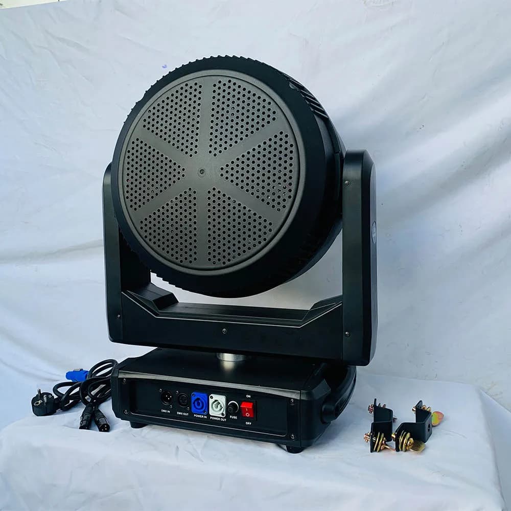 37x40W LED Bee Eyes Zoom Beam Moving Head Wash Stage Light con anello circolare stroboscopico per spettacoli di concerti di feste
