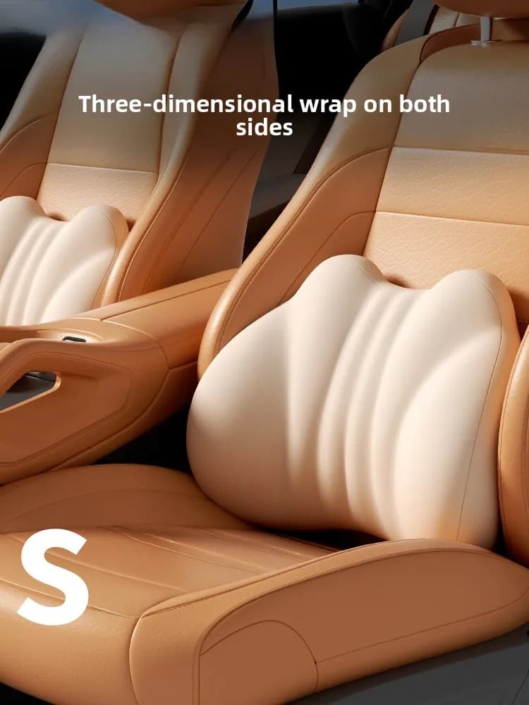 Cuscino per Auto Zhimengren, Supporto Lombare in Memory Foam, Comodo per Conducente, Traspirante per Tutte le Stagioni