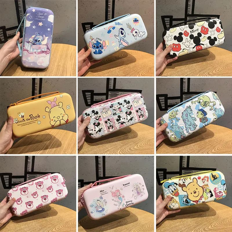 Borsa da viaggio Kawaii per il trasporto e la conservazione della console di gioco Nintendo Switch NS Oled, custodia protettiva con cover a forma di cartone animato.