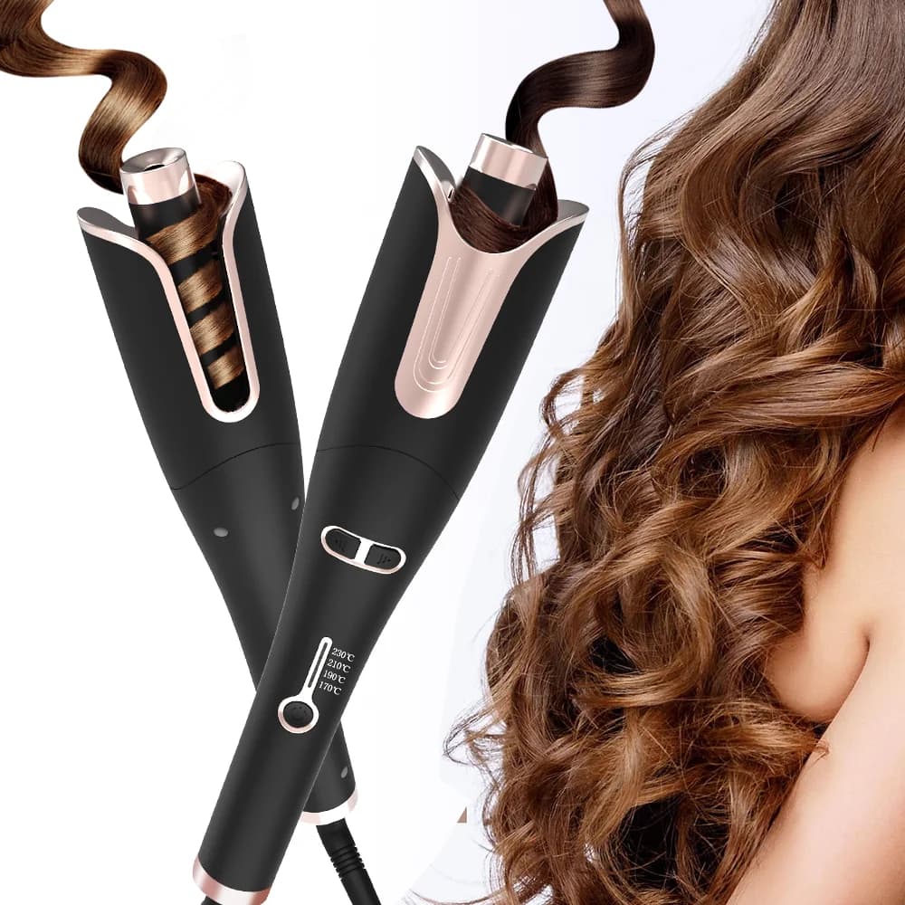 Wholesale hairdresser in factory professional PTC heating rotary wand electric iron curler 360 smart hair curler