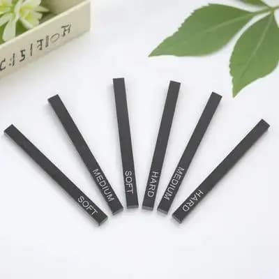 6Pcs Sketching Charcoal Sticks Compressed Soft Drawing Bars Fine Grain Shading Supplies for Artists Students Charcoal Sticks
