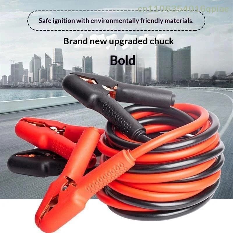 1Pcs Emergency Ignition Quick Start Power Booster Cable 3/4 Meters 2000A Heavy Duty Car Battery Jump Starter Cable For Car/SUV