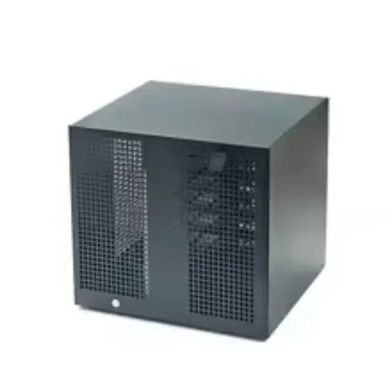 Sagittarius 8-bay NAS chassis with backboard, ATX power supply, MATX full height PCIe, AIO storage