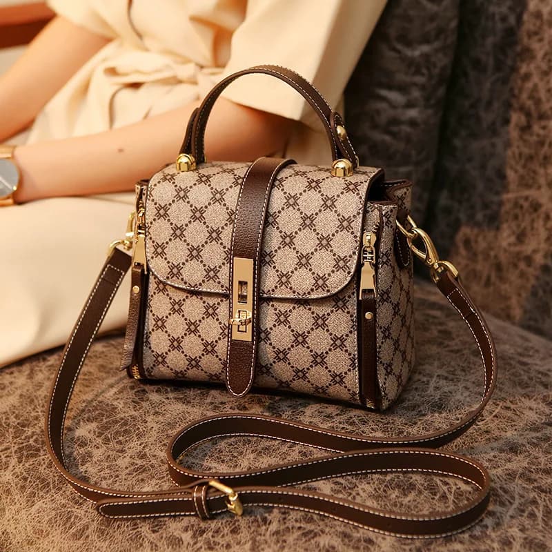 Borse fasciatoio di lusso minimaliste: Borsa a tracolla da donna in pelle di marca famosa, elegante, semplice, vintage, alla moda, per pendolari