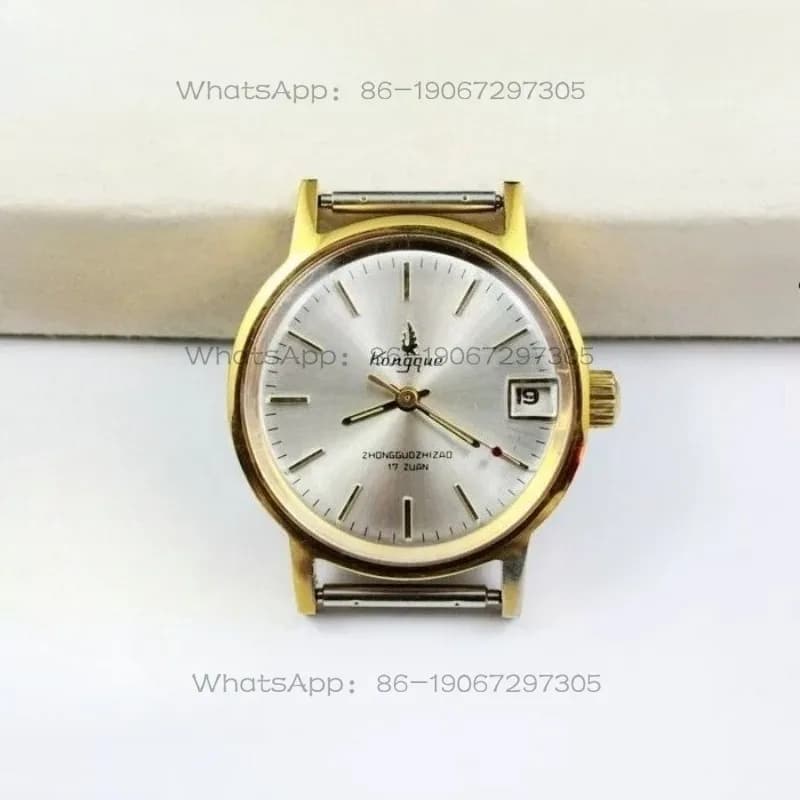 Orologio Meccanico Peacock con Calendario Singolo, Spedizione in 24 Ore, Diametro 33 mm, Cinturino Gratuito