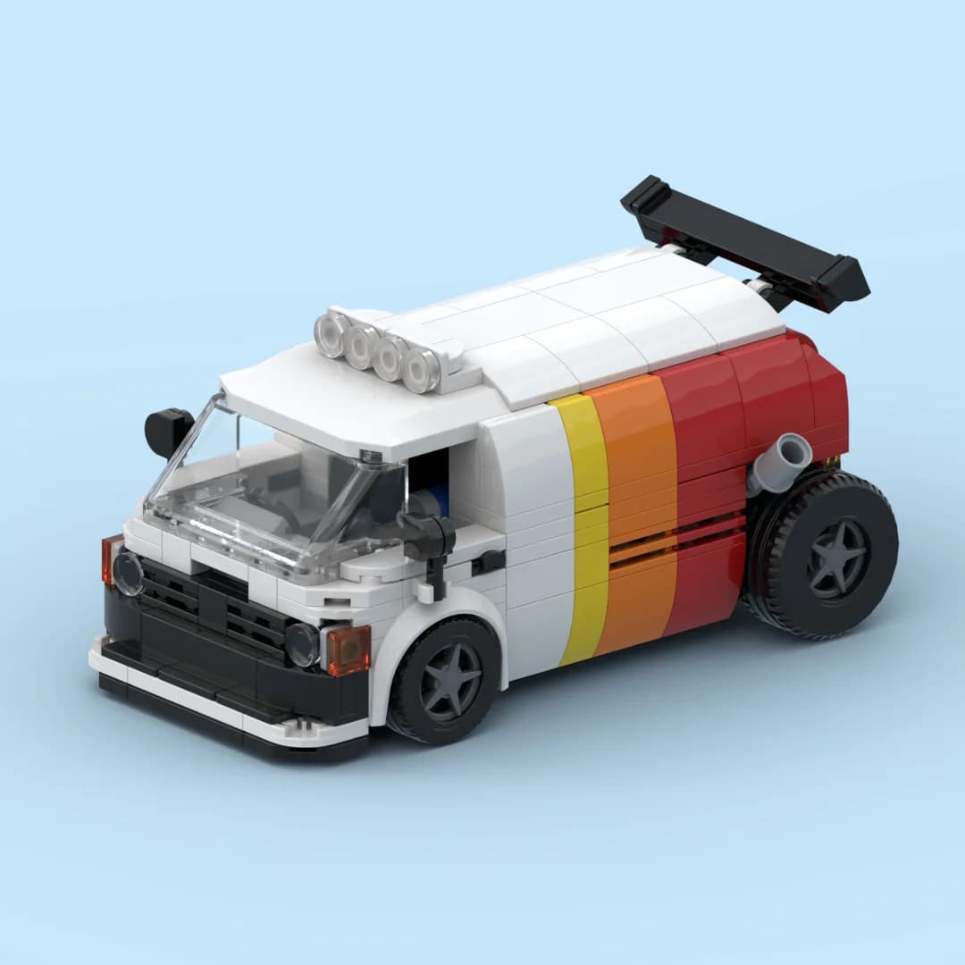 MOC Modello di camion classico Building Block Puzzle creativo fai-da-te Collezione per bambini Mattoni Giocattolo Auto Regalo