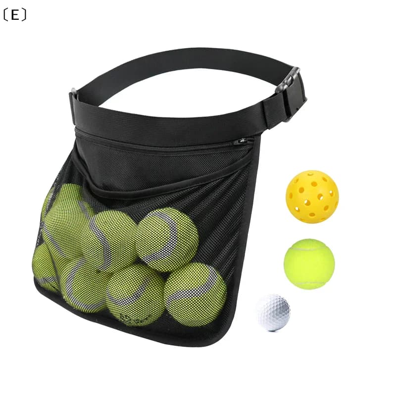 Porta Palline da Tennis e Pickleball da Indossare in Vita per Uomo e Donna, Contiene 8 Palline, Accessori Sportivi〔Winter5〕