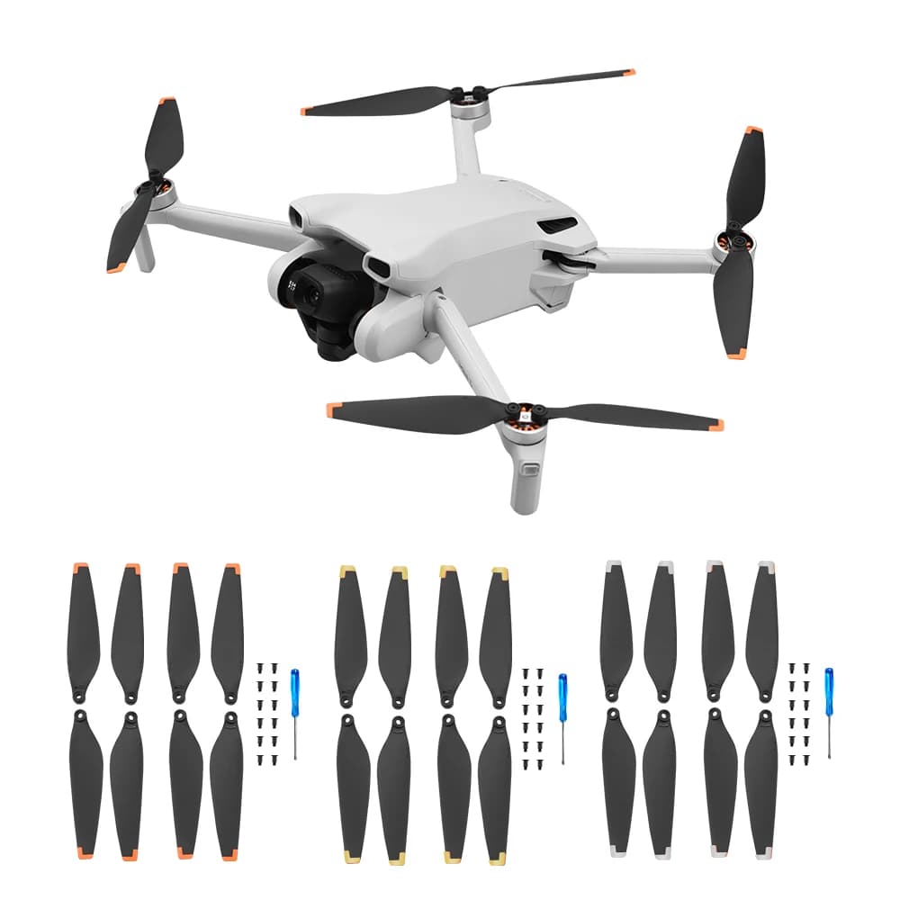 2/4 Paia di Eliche 6030F per Drone DJI Mini 3, Pale Leggere di Ricambio con Viti per Mini 3, Accessorio di Ricambio