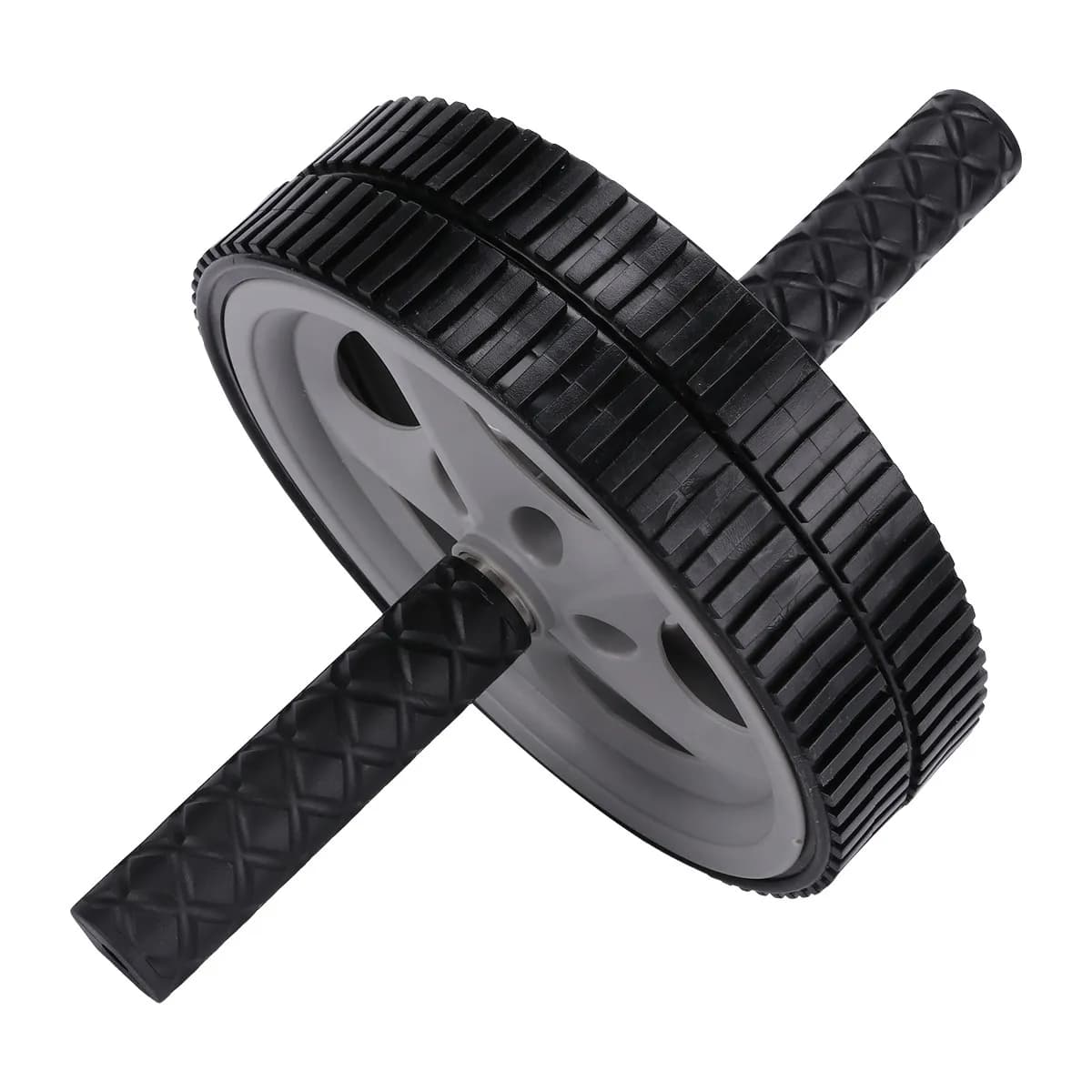 High Density Ab Roller Wheel for Core Strengthening Toning ABS Arms Back Quiet Mute Design Ergonomic Grips Fitness Equipment