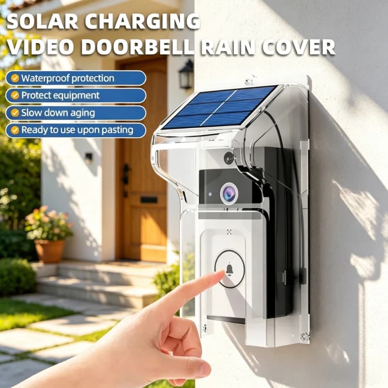 Campanello Wireless Solare 2026 con Telecamera di Sicurezza WiFi Impermeabile, Videocitofono Intelligente e Spioncino Digitale