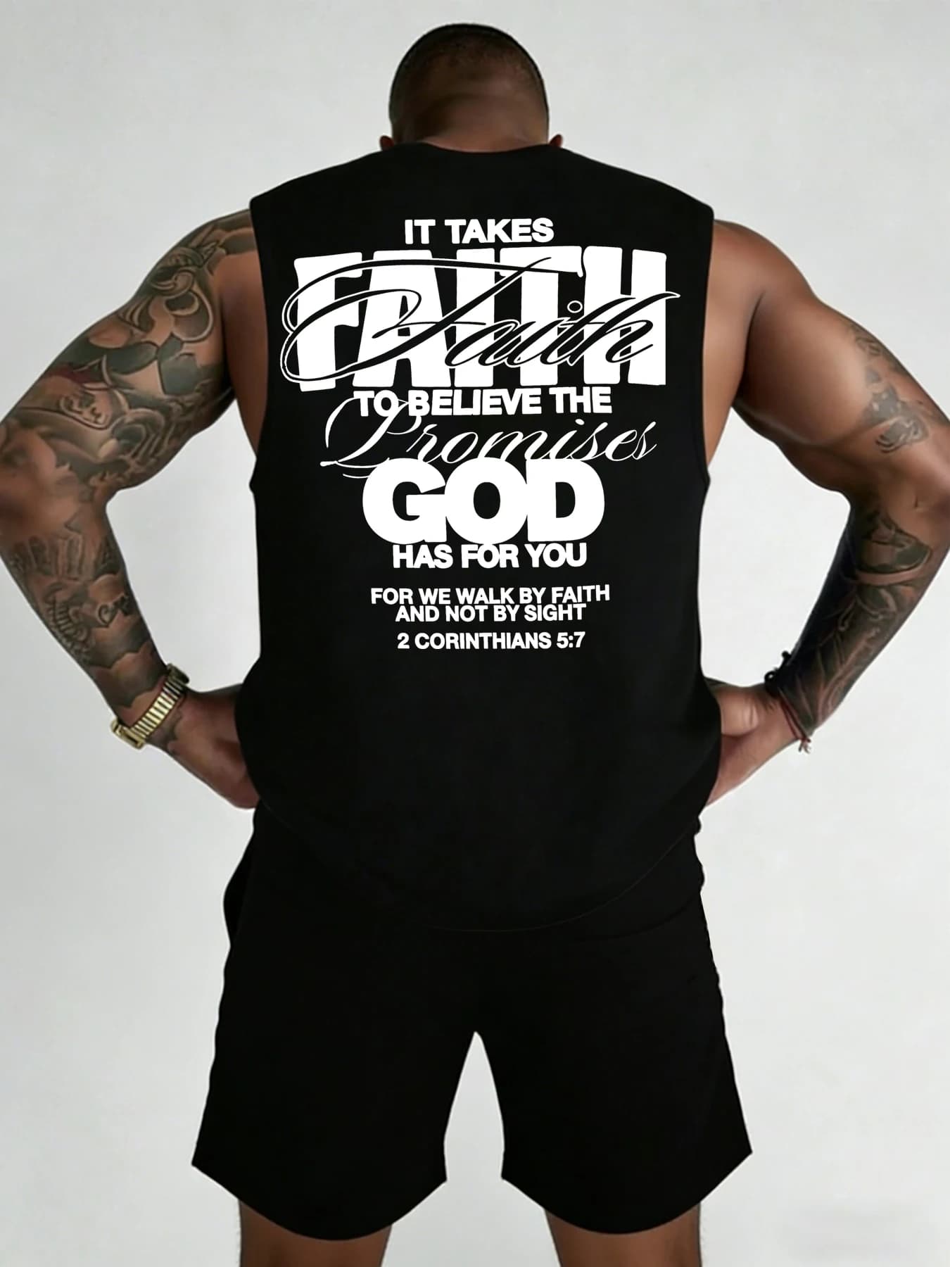 Men's Printed Sleeveless Tank Top and Shorts Set: Casual, Sports, and Leisure Summer Outfits