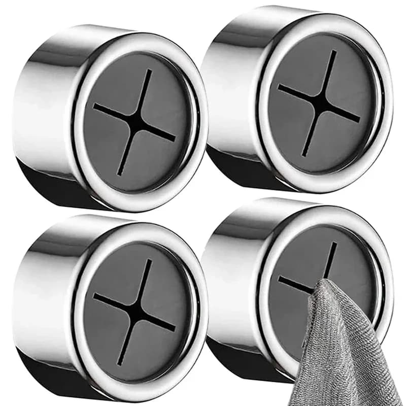 1-4PCS Magic Punch Free Porta asciugamani portatile autoadesivo asciugamani straccio panni clip gancio di stoccaggio cucina bagno organizzatore rack