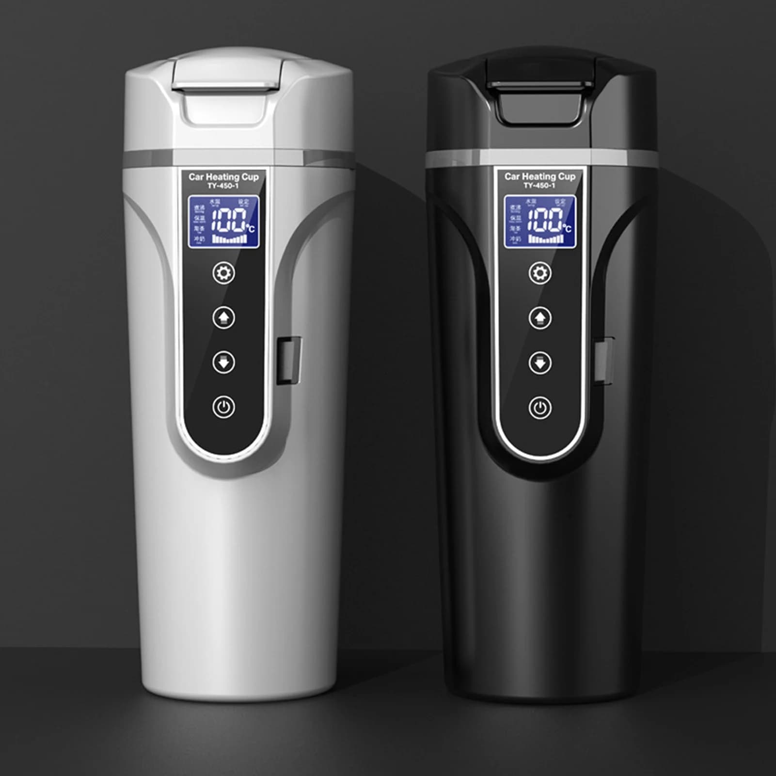 Vehicle Heated Water Cup Electric kettle Heat Conservation 12.0V Auto 24V Truck Domestic Vehicle Scaldabagni