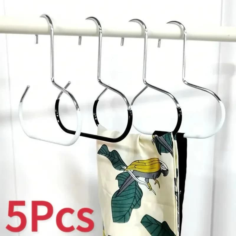 Appendiabiti ad Anello Circolare per 8 Cappelli, Espositore per Cappellini da Baseball, Organizzatore per Sciarpe, Asciugamani e Cravatte, Portaoggetti Salvaspazio per Armadio e Camera da Letto