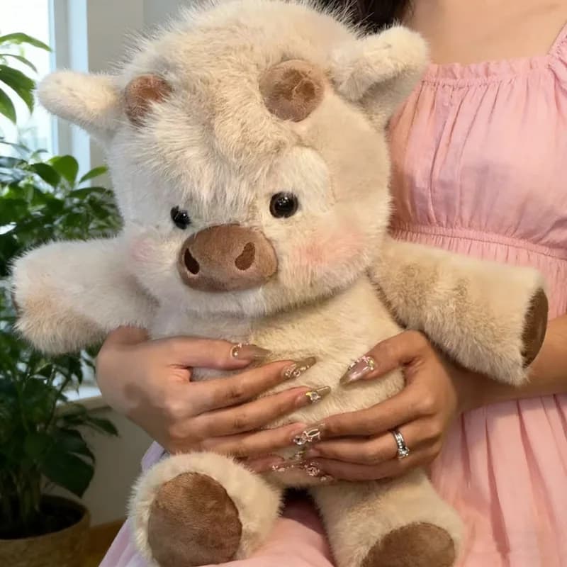 Nuova Serie 2026 di Giocattoli in Peluche Su Gaodi Little Cow Khaki, Bambola da Collezione, Giocattolo per Festival