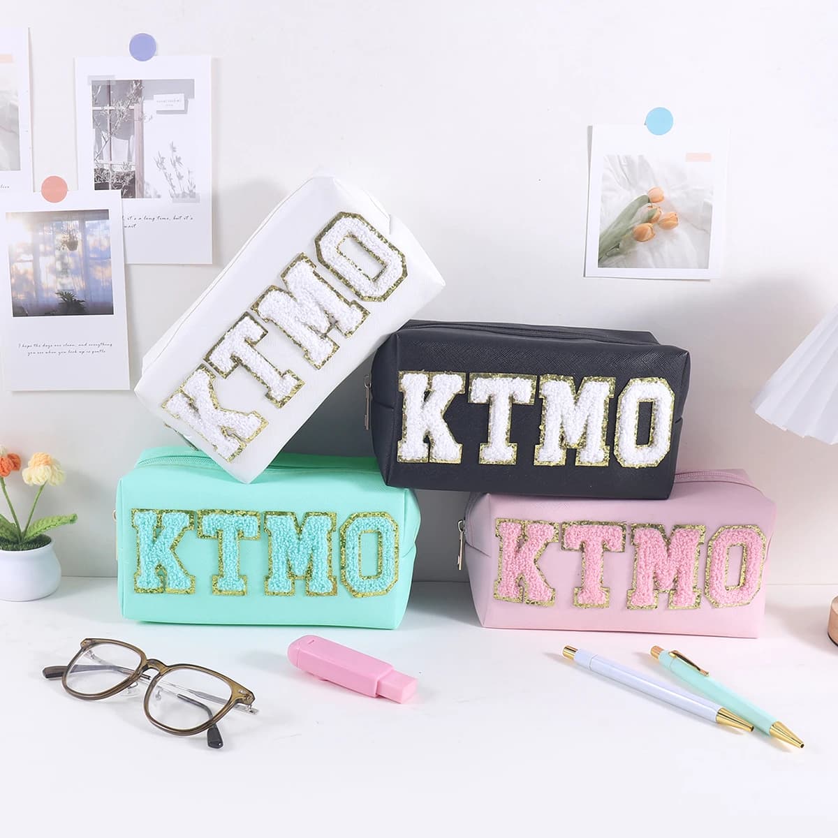 Astuccio in Pelle Minimalista di Grande Capacità, Impermeabile, Portatile, Organizzatore per Cancelleria Studenti, Borsa per Penne e Materiale Scolastico
