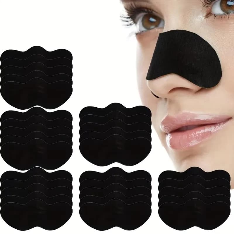 10/150PCS Blackhead Remove Mask Nasal Strips Shrink Cleansing Pore Nose Black Head Remove Stickers Skin Care Mask Patch Unisex