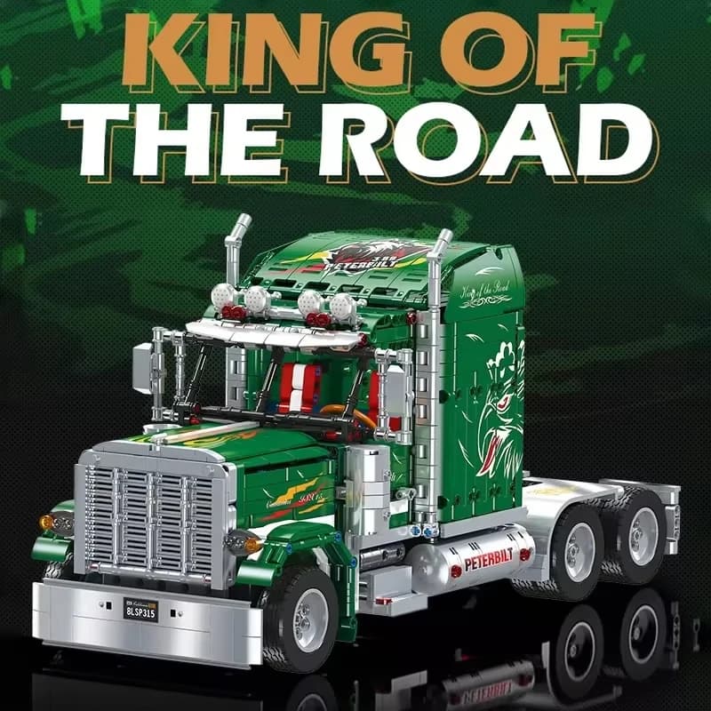 Set di Costruzioni Modello Camion Rimorchio 2105 Pezzi, Blocchi Tecnici Educativi per Ragazzi, Regalo Ideale per le Vacanze