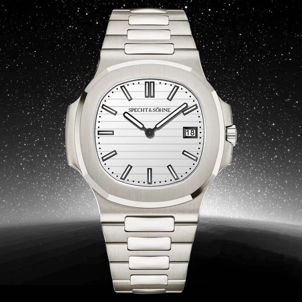 2025 New Specht & Söhne Luxury Quartz Watch 39MM for Men Super Slim Steel Sapphire Glass 50M Waterproof 5711 Classic watch