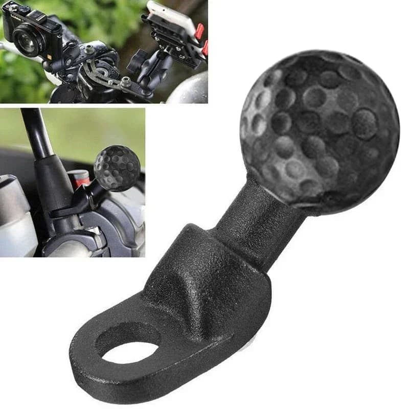 Supporto per supporto per telefono per moto Staffa per supporti Base per moto con foro da 10 mm Adattatore per testa a sfera da 1 '' Accessori da lavoro Quad Beta