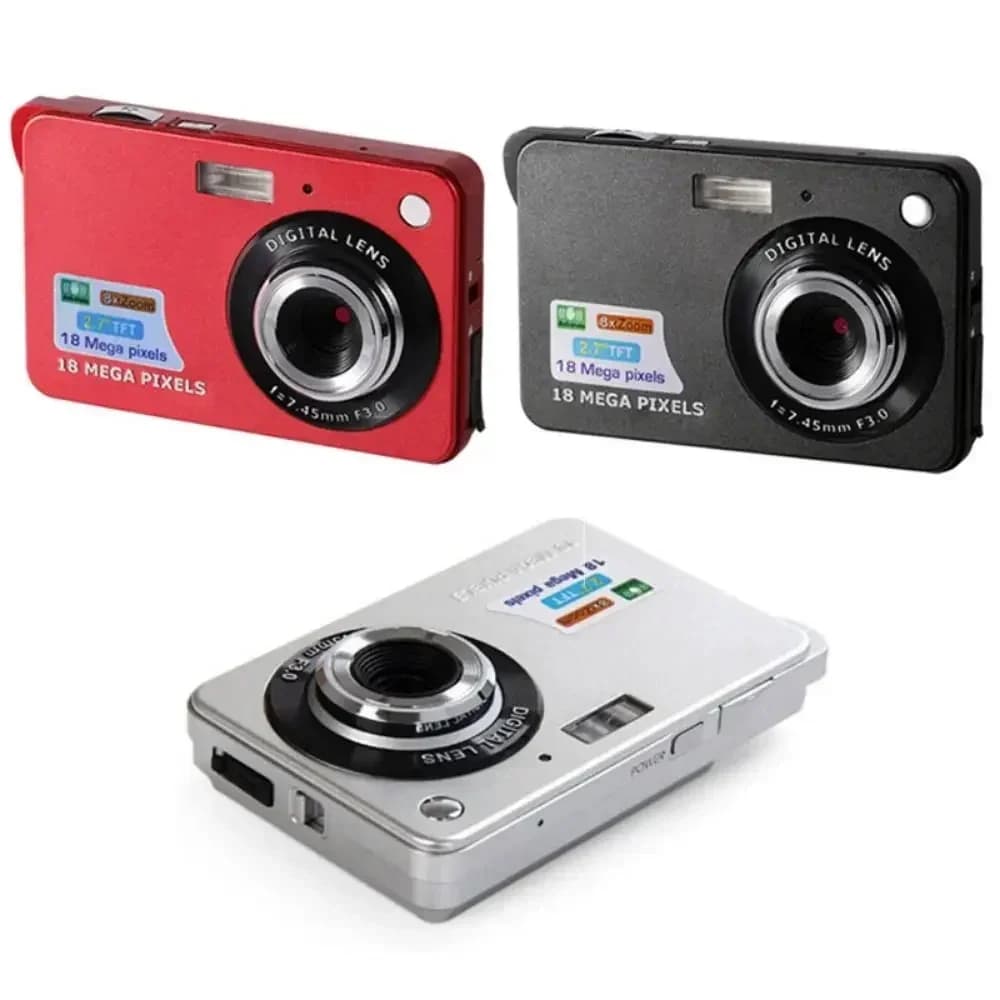 18 Mega Pixel LCD Ricaricabile HD Fotocamera Digitale CCD Videocamera Esterna Anti-Shake Supporto Sd Card Videocamera Fotografia