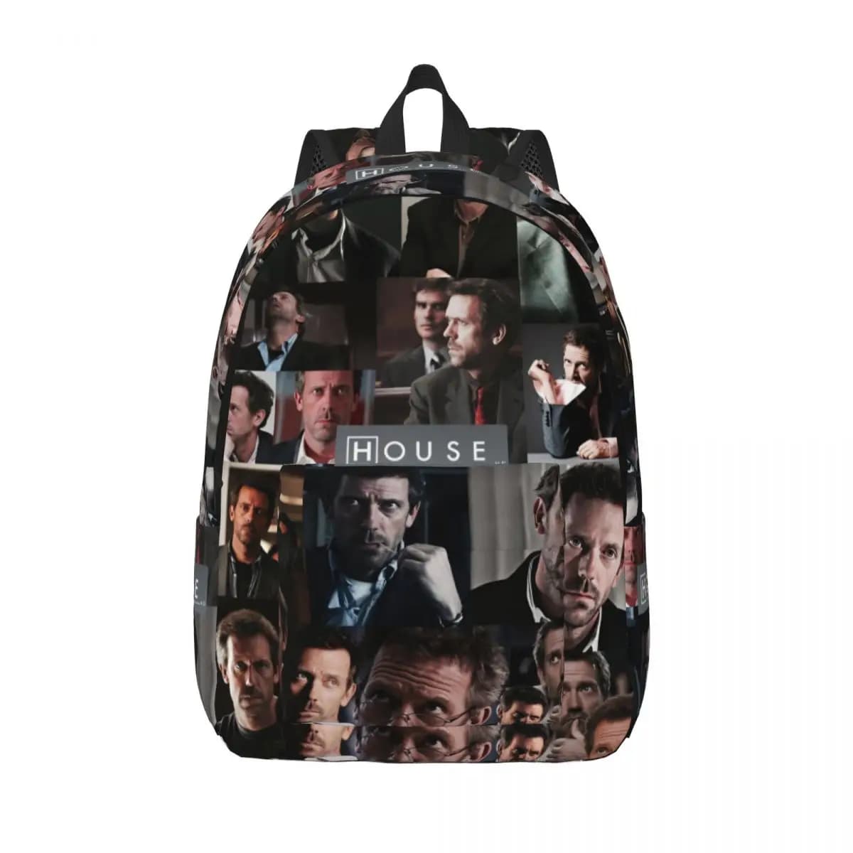 House MD Dr Gregory House Zaino alla moda, resistente, per la scuola, l'escursionismo, il viaggio, per uomo e donna, borsa a tracolla per computer portatile