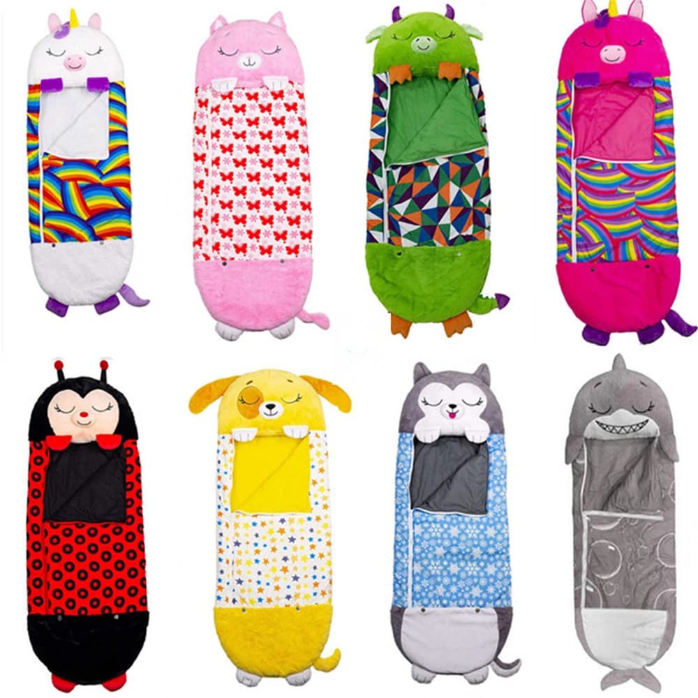 Children's Cartoon Sleeping Bag for Birthday Gift Children's Sleeping Bag Baby Doll Bearing Baby Boys' Babies Soft and Hot Pigeon Sleeping Bags