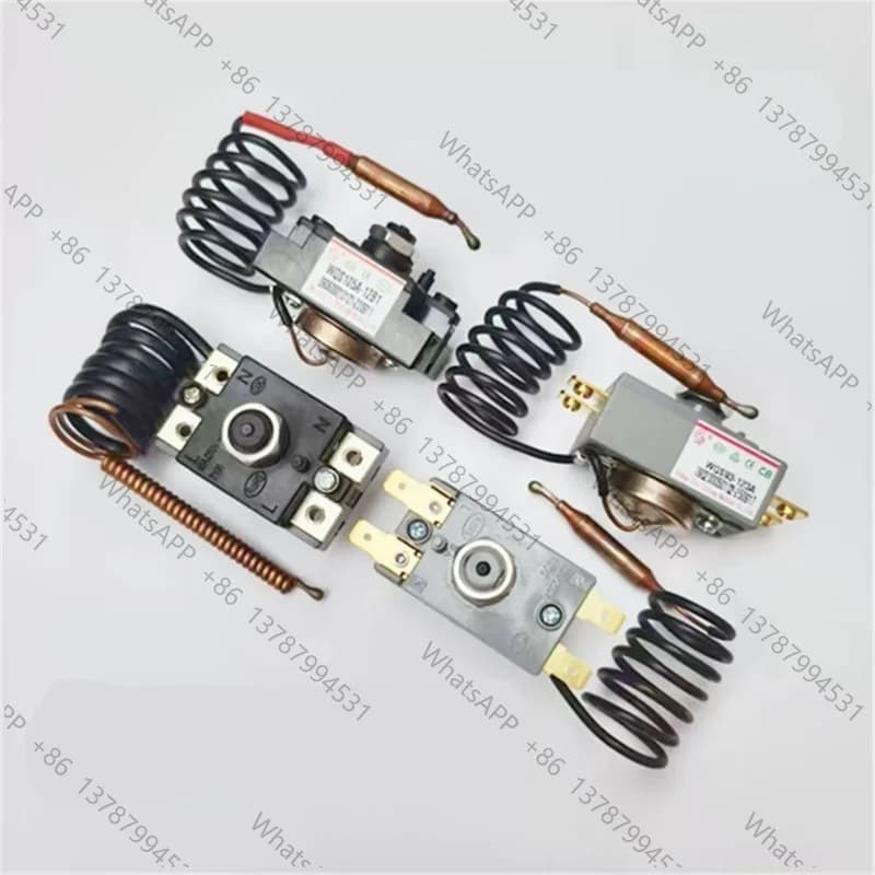 93C 95C 105C 115C 125C 130C Electric Water Heater Kettle Thermostat Reposition Switch AC 250V 20A 4 Pin Terminals