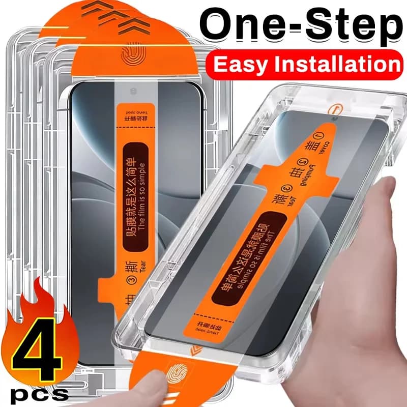 Protezione per schermo HD di facile installazione per Samsung Galaxy S26 Ultra, rivestimento oleofobico, vetro temperato senza polvere per pellicola Samsung S26