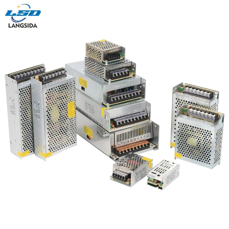 5V Power Supply LED Lighting Transformers 50W 60W 200W 300W 400W 500W AC190-240V Adapter Driver For Led Strip Lights DC12V/24V
