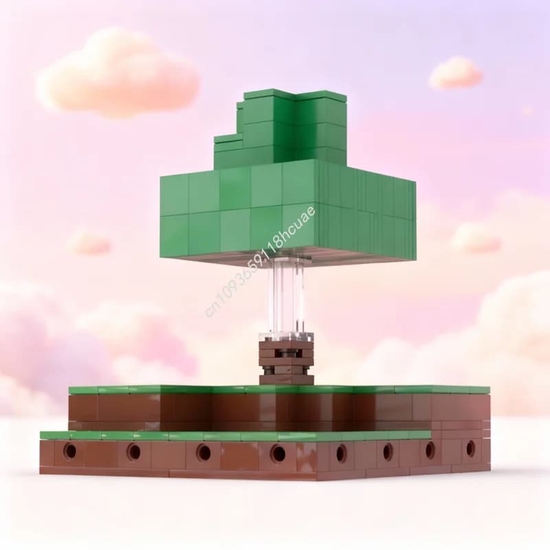291 Pezzi MOC Steve che Raccolta Legna, Modello di Costruzione del Mio Mondo, Blocchi Architettonici, Regalo di Natale, Giocattolo Educativo Fai-da-Te, Idea Creativa