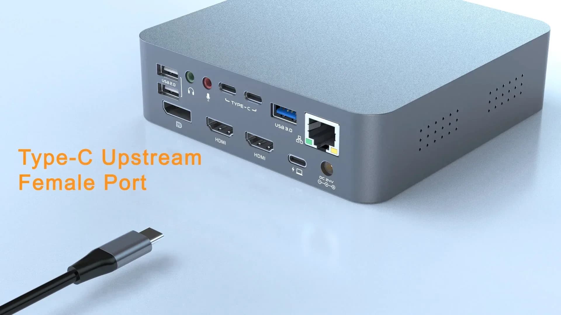 Docking station di tipo C con porta multi USB Rocketek HDTV Displaylink hub USB C