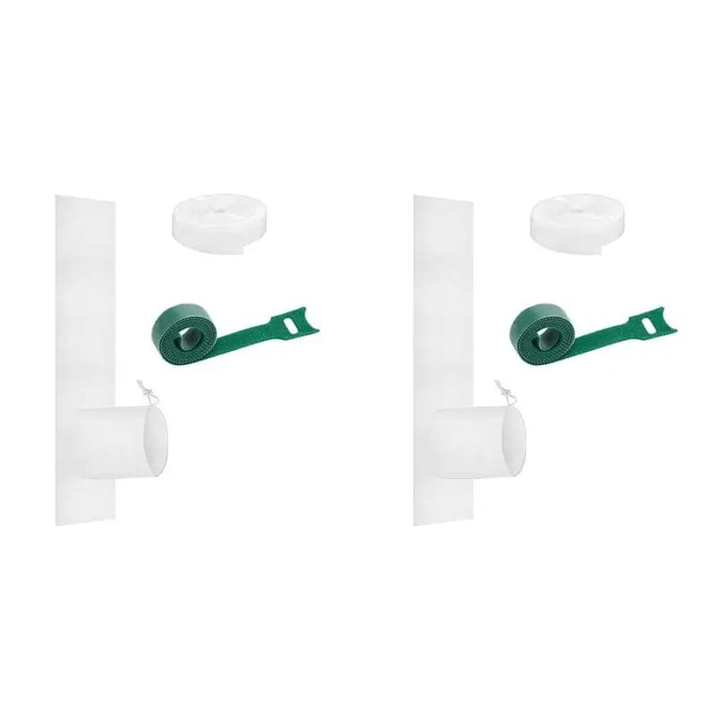 Kit di Sigillatura per Finestre SEWS-2X per Condizionatori d'Aria Portatili, Copertura Inclinabile per Finestre, Telo per Uscita Condizionatore