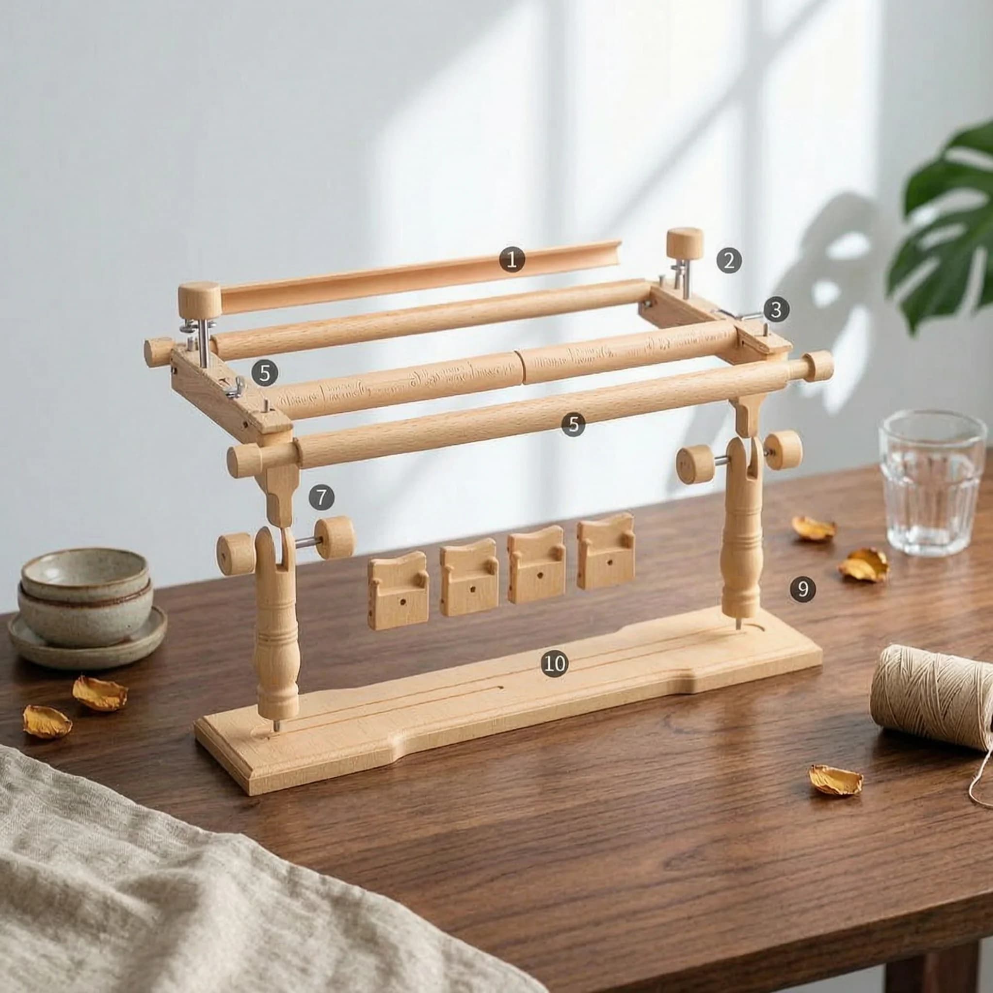 Tabletop Embroidery Stand Handsunrestricted Cross Stitch Stand Craft Tool Clamp Fasteners
