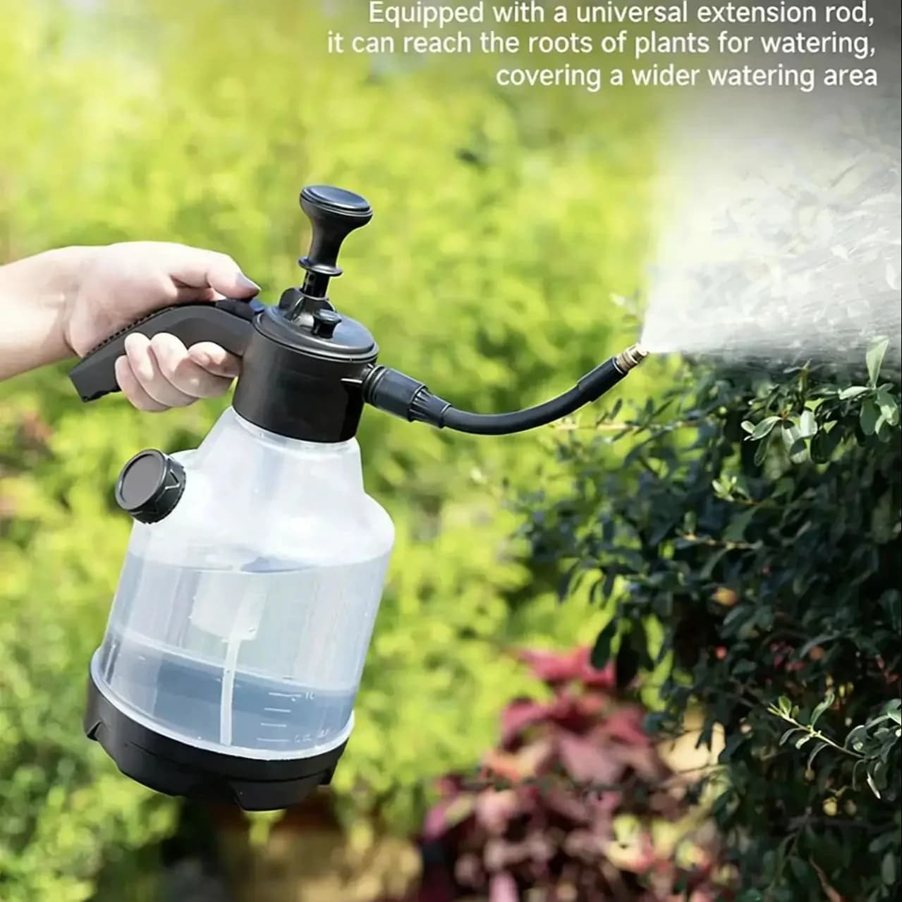 3L Hand Pump Foam Sprayer Pneumatic Foam Cannon Snow Foam Car Wash Spray Bottle for Car Window Cleaning