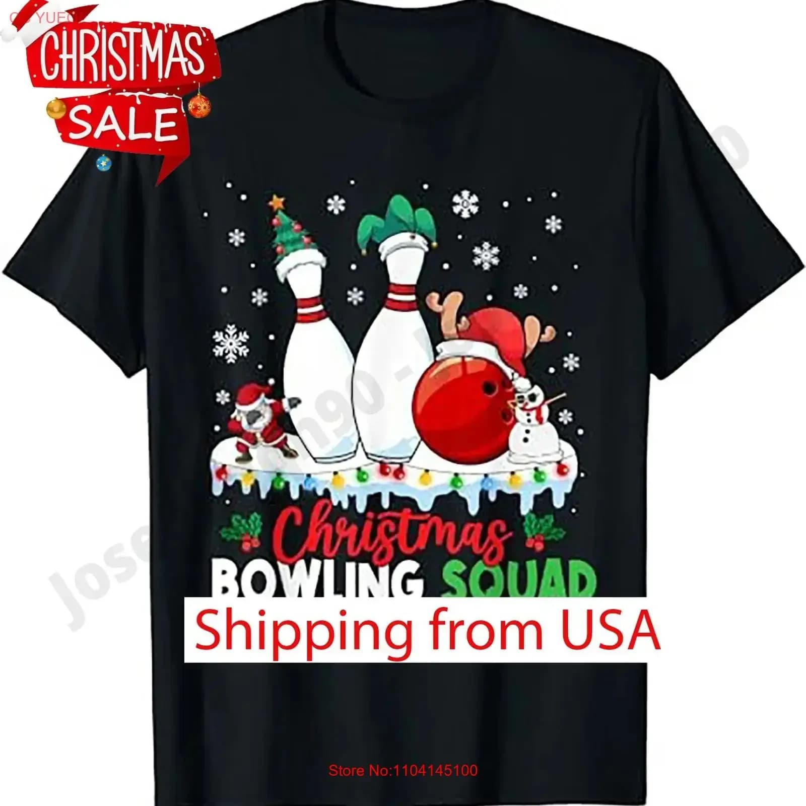 Funny Christmas T-shirt with Santa making Dabbing, vintage style, unisex, fashionable, breathable, slightly elasticized.