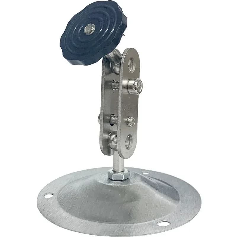 Safe rotating camera support with metal support for wall installation for security surveillance camera