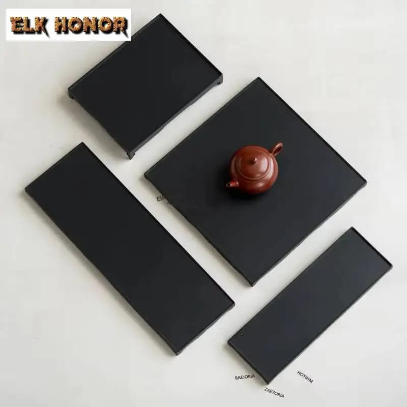 ZAEYORIA Handmade Iron Art Tea Tray Dried Fruit Plate Coffee Storage Board Tray Provide For Hospitality Dishes Serving Tableware