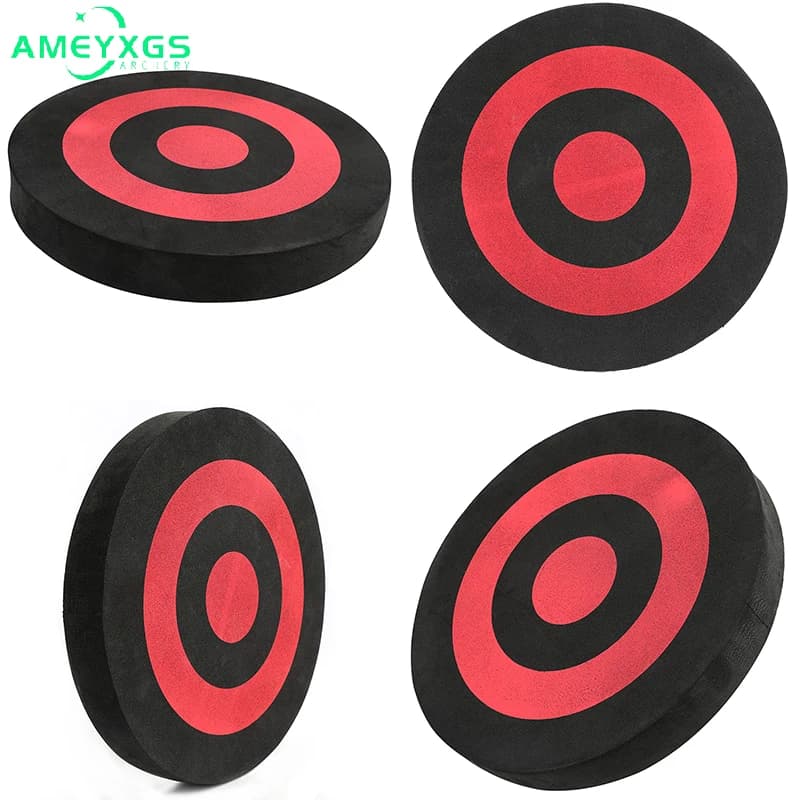 Schiuma EVA Tiro con l'arco Bersaglio 3D Tavola rotonda 25*25*3 cm Arco Pratica Sport all'aria aperta Spostare per Freccia Tiro Caccia Pratica Accessori